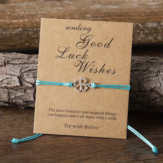 Four-Leaf Clover Lucky Bracelet