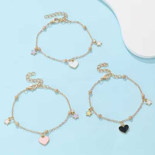 Star & Heart Bracelet
