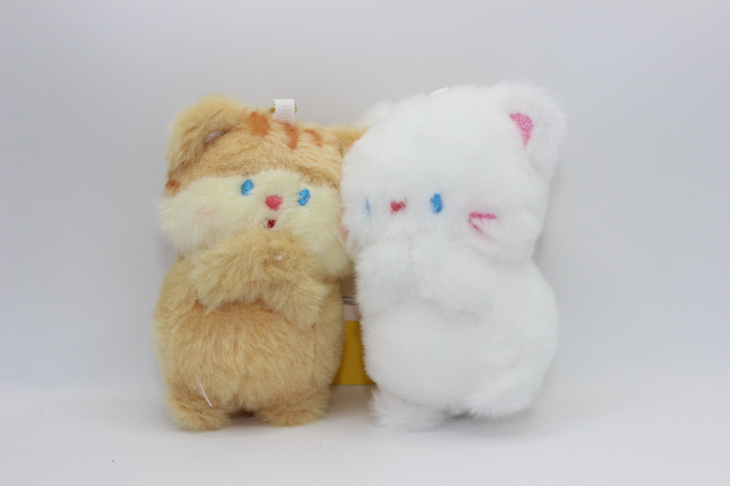Magnetic Plush Keychain Set – Cute Animal Pair