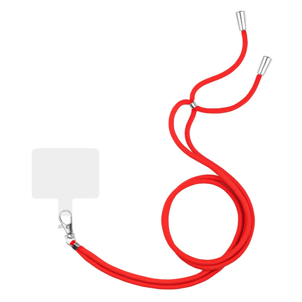 Universal Crossbody Phone Lanyard with Patch – Adjustable Strap