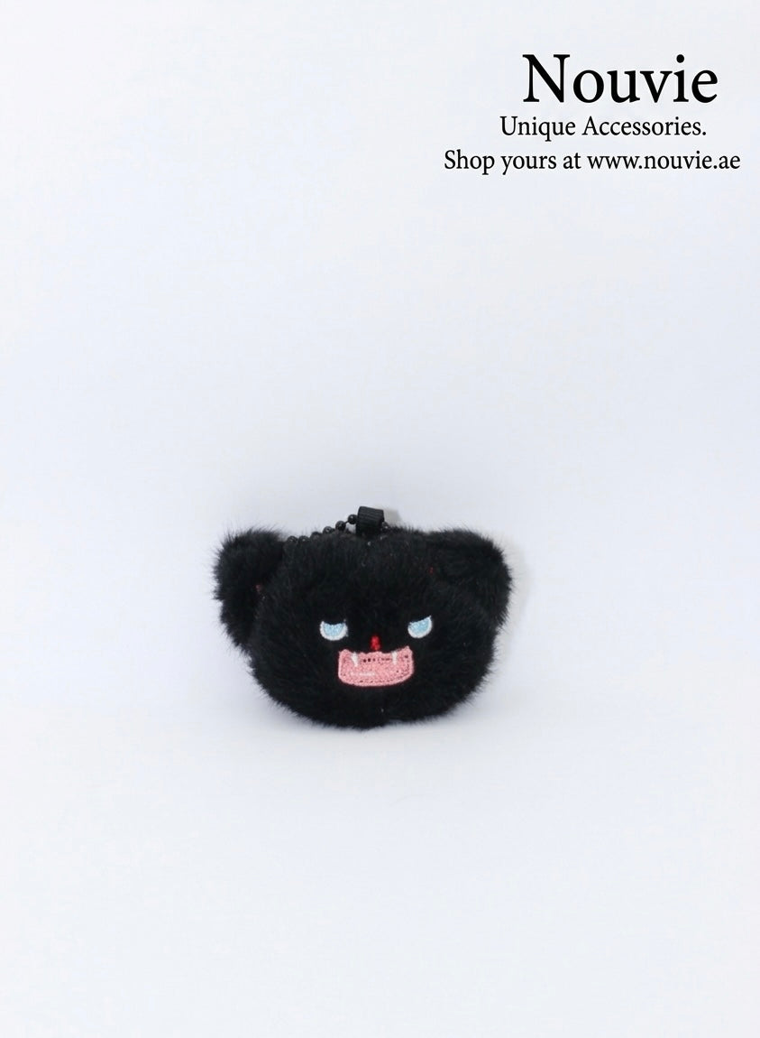 Furry Monster Keychain