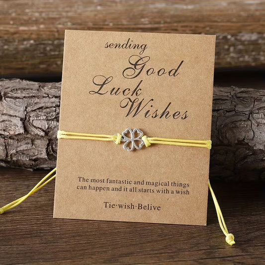 Four-Leaf Clover Lucky Bracelet