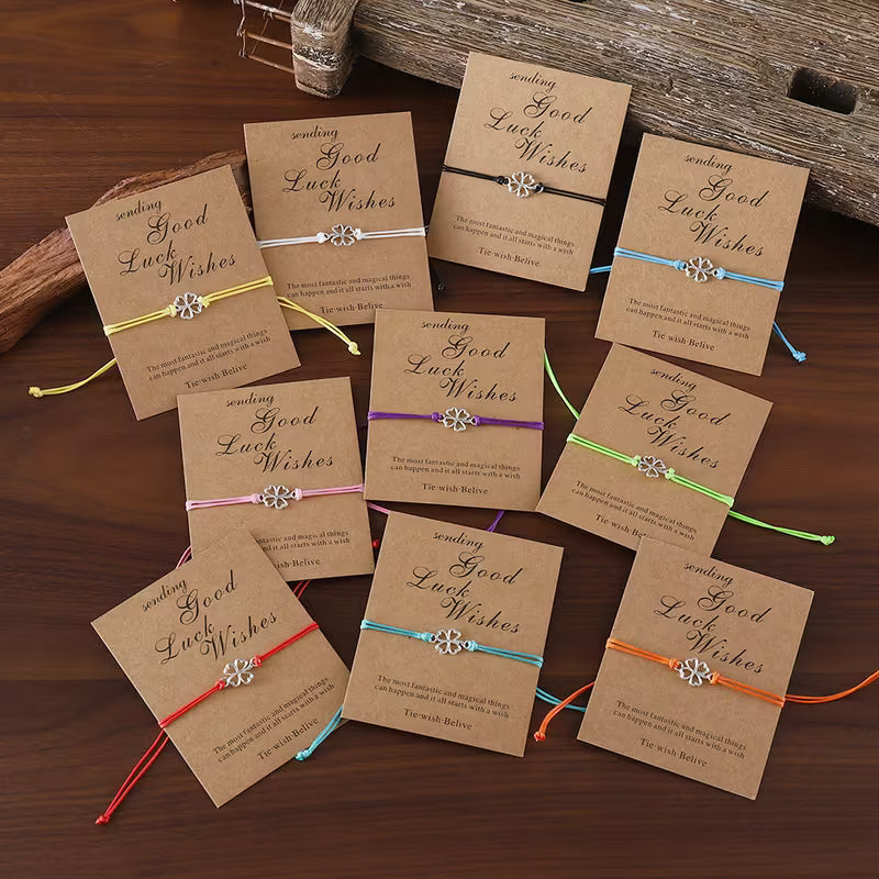 Four-Leaf Clover Lucky Bracelet