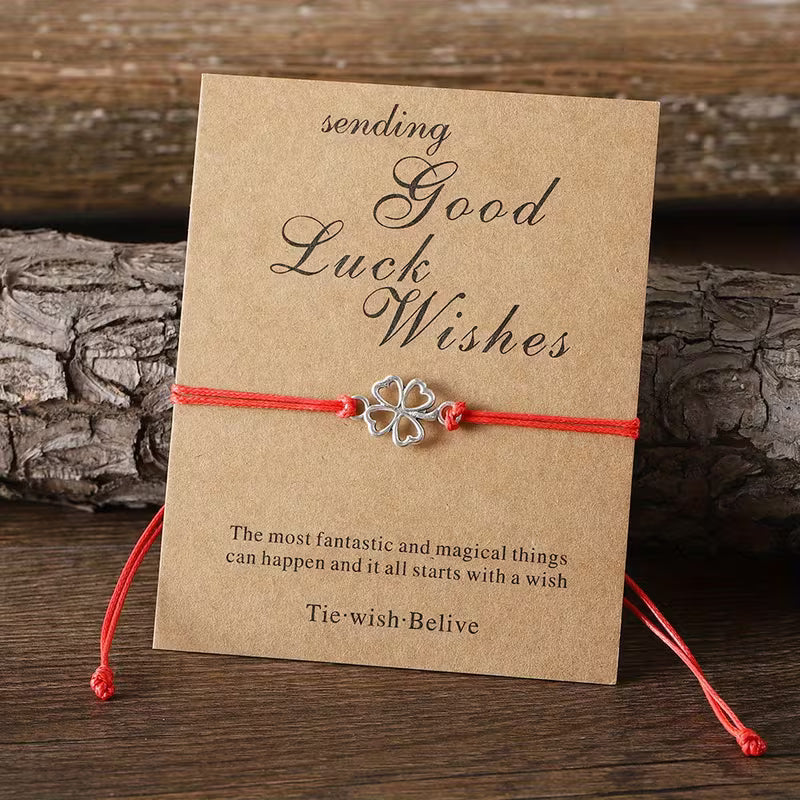 Four-Leaf Clover Lucky Bracelet