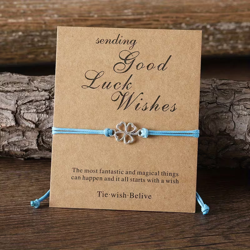 Four-Leaf Clover Lucky Bracelet