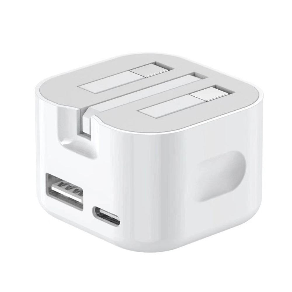 35W Foldable Smart Charger – Dual USB-C & USB-A