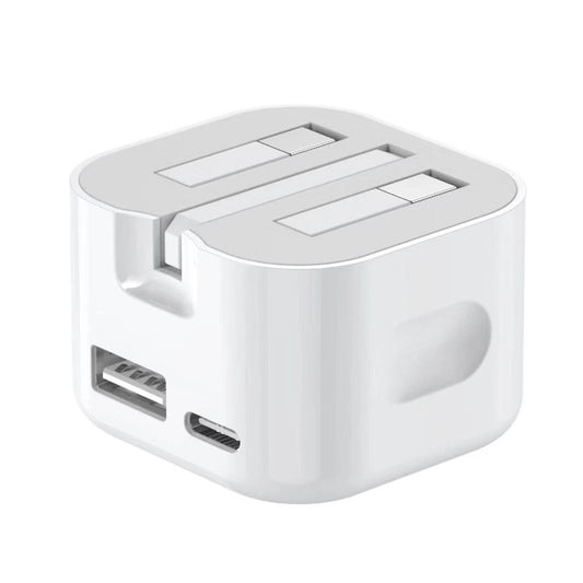 35W Foldable Smart Charger – Dual USB-C & USB-A