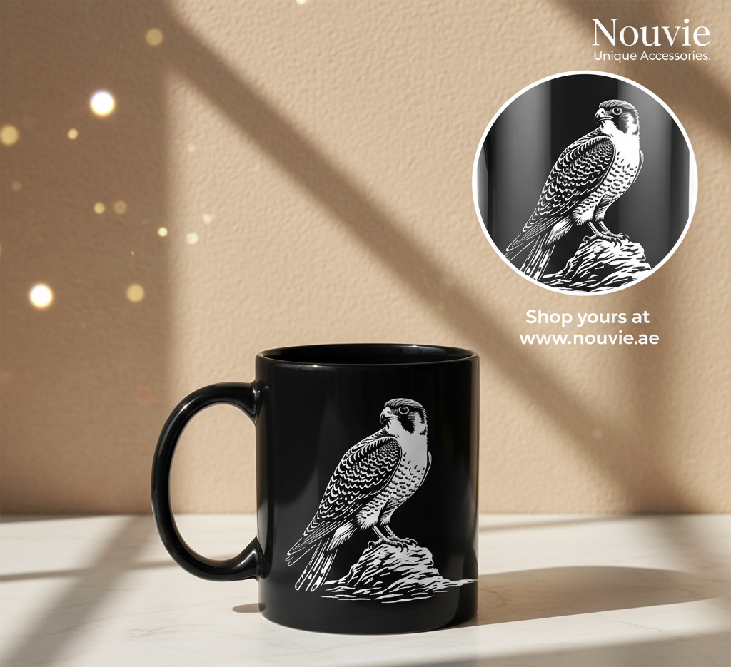 Peregrine Falcon Ceramic Coffee Mug – 11oz