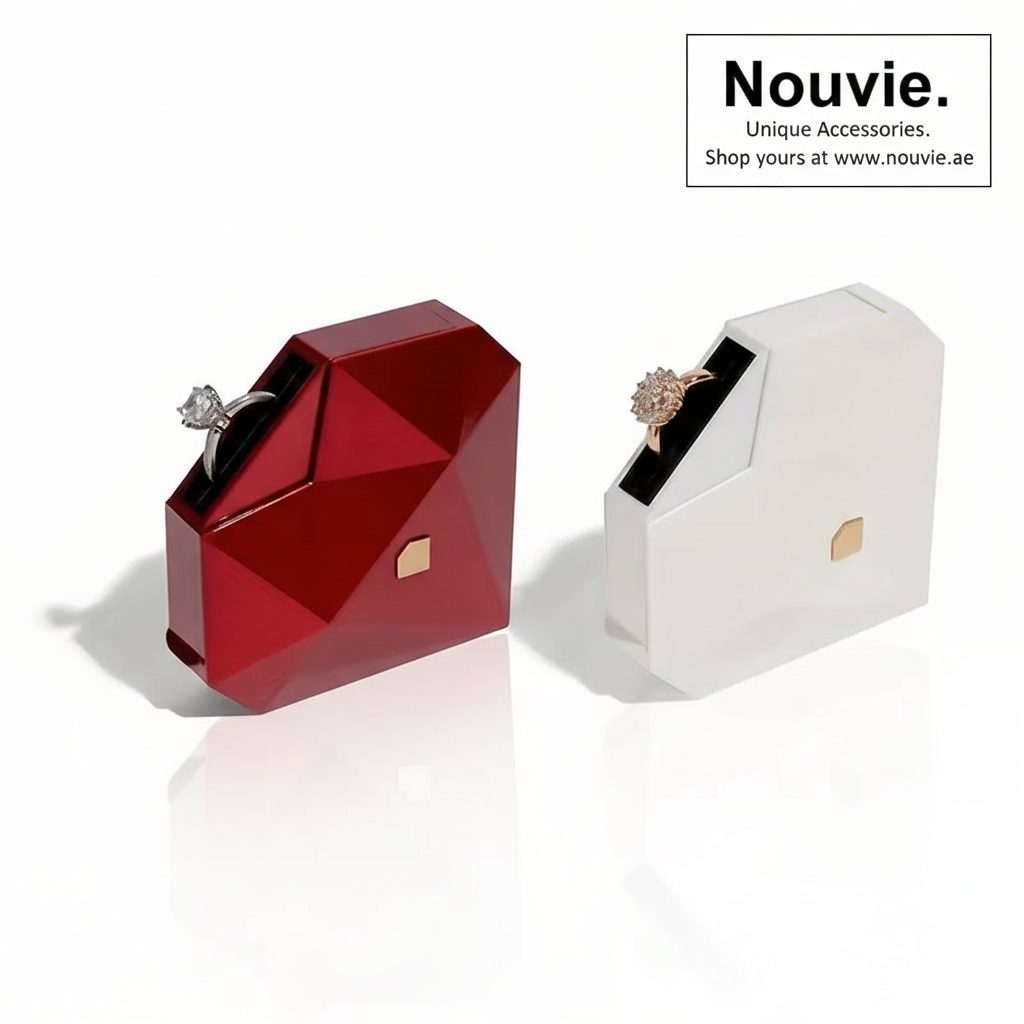 Heart-Shaped Jewelry Box – Valentine & Proposal Gift