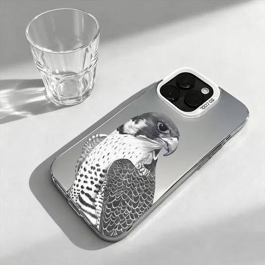 Stylish Grey Eagle Phone Case – Anti-Slip IMD Design
