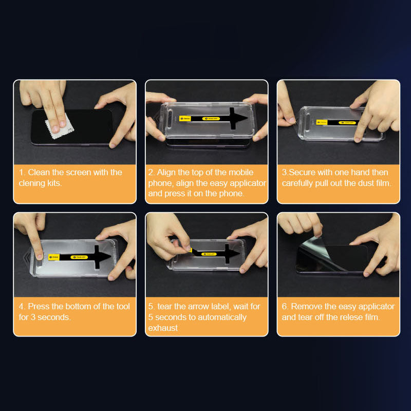 9H 3D Privacy Tempered Glass – Anti-Spy-Free Installation
