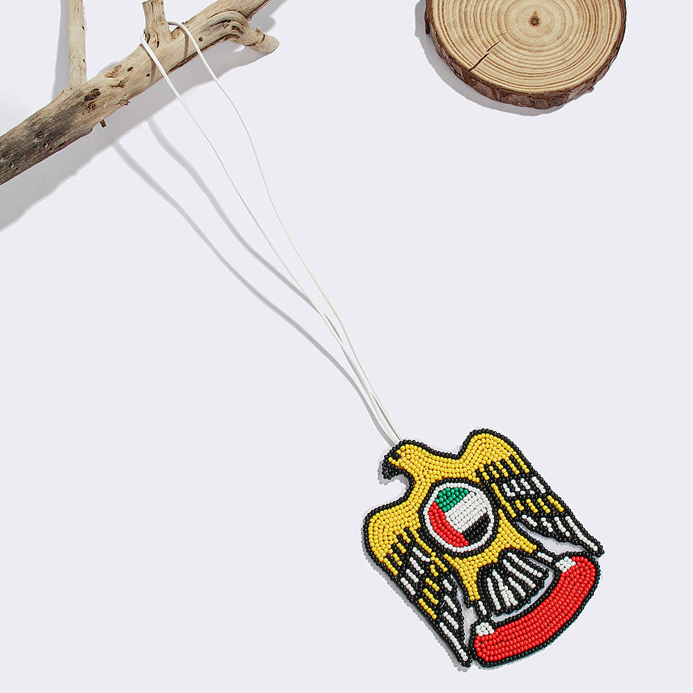 UAE Beaded Emblem Pendant