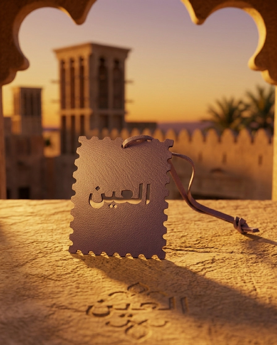 Al Ain Leather Pendant