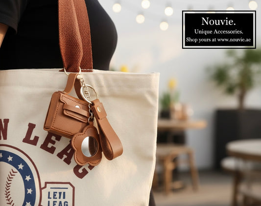 Women's PU Mini Square Bag with Flower Mirror