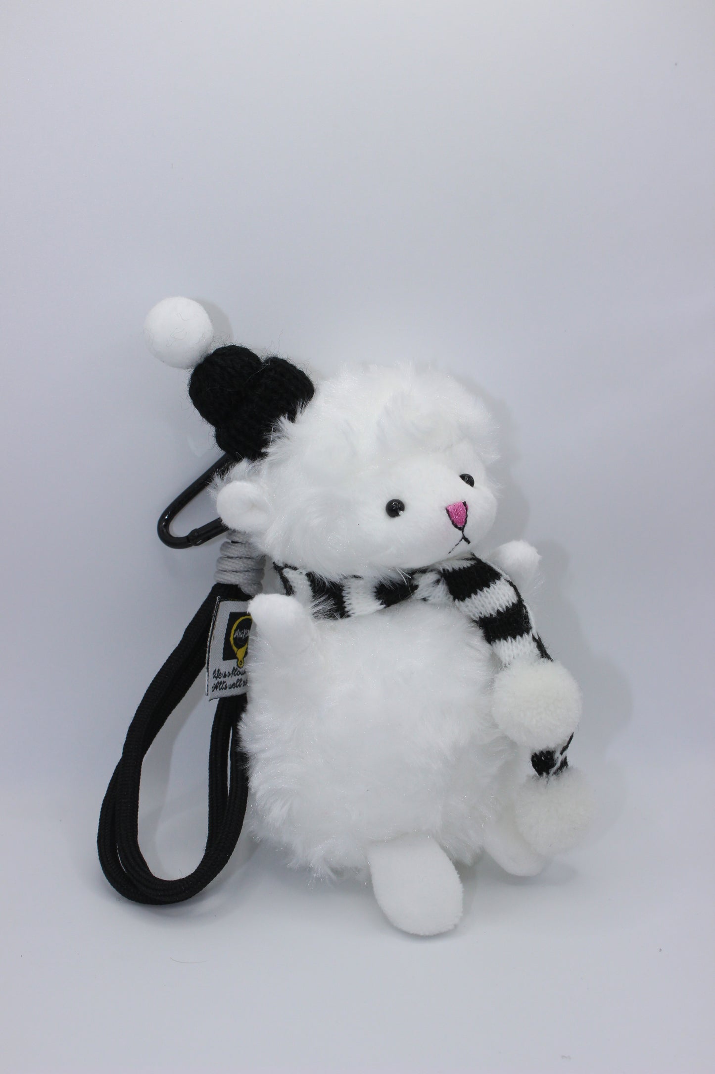 Cute Bear Furry Keychain | Soft Plush Bag Charm