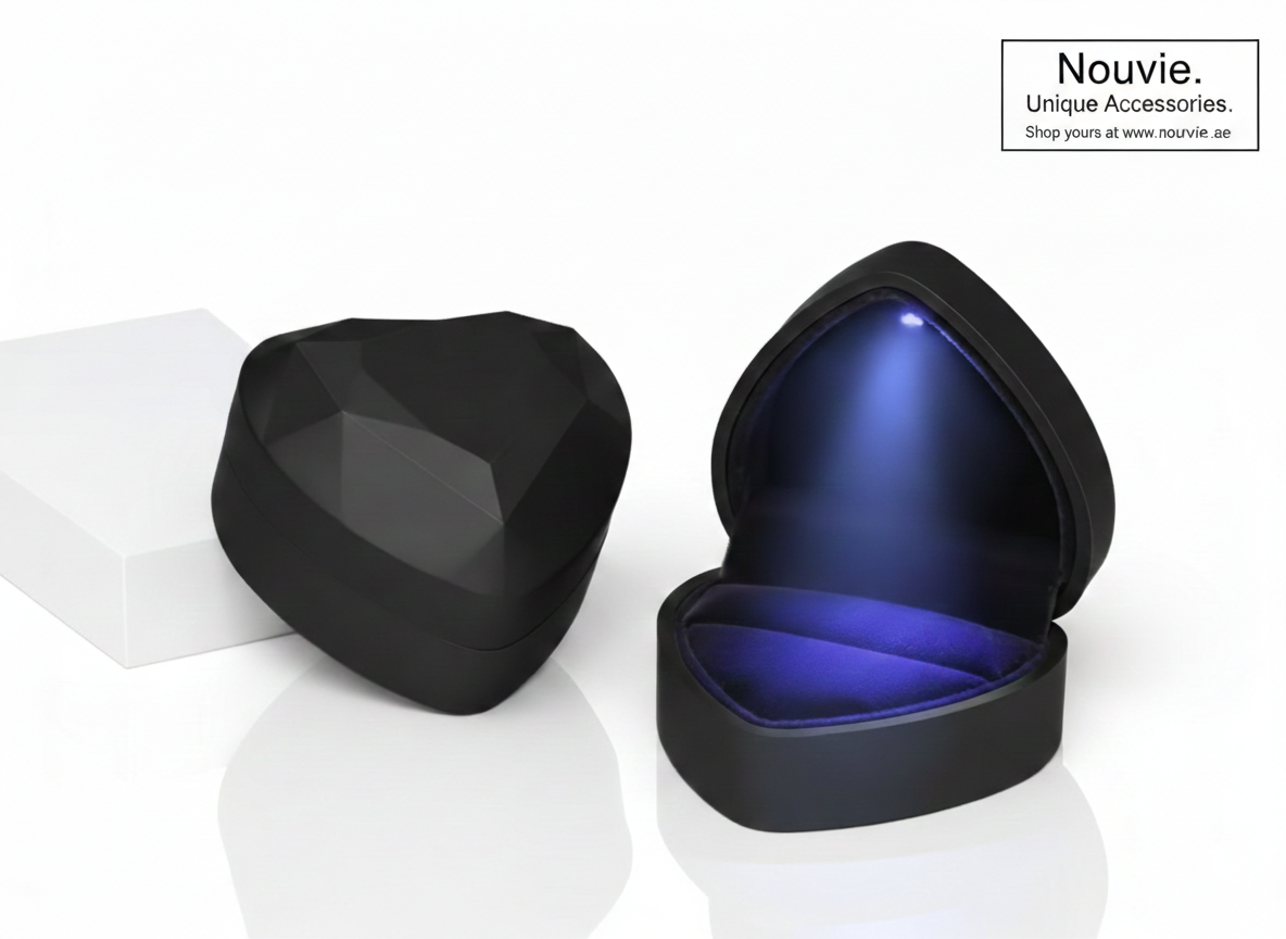 LED Heart Jewelry Box