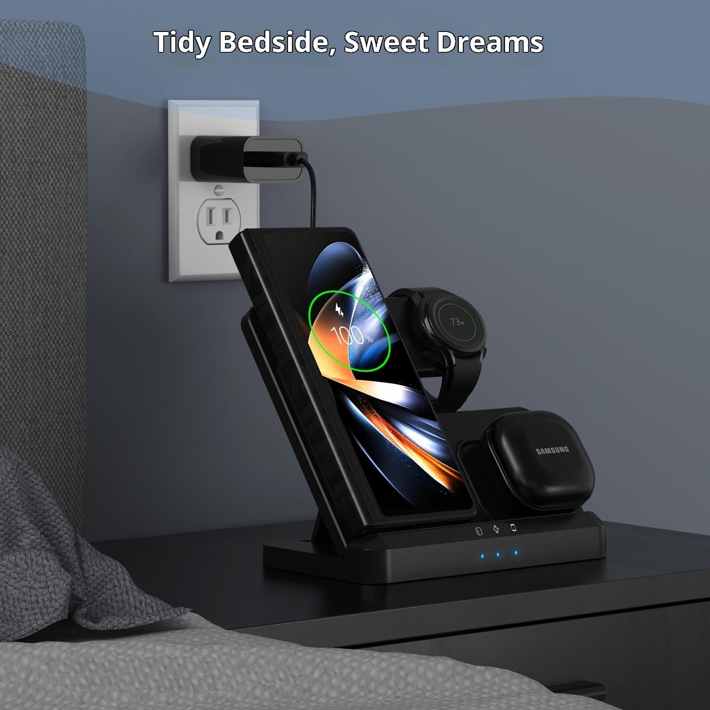 LJ-S80 Foldable Wireless Charger