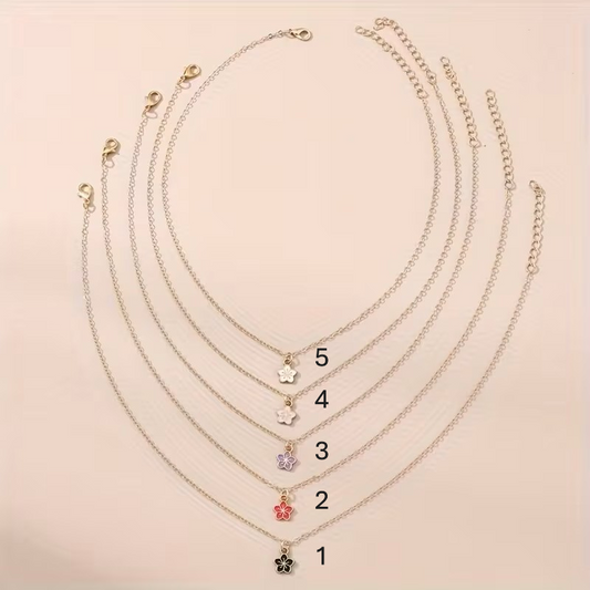Colorful Butterfly Pendant Necklace