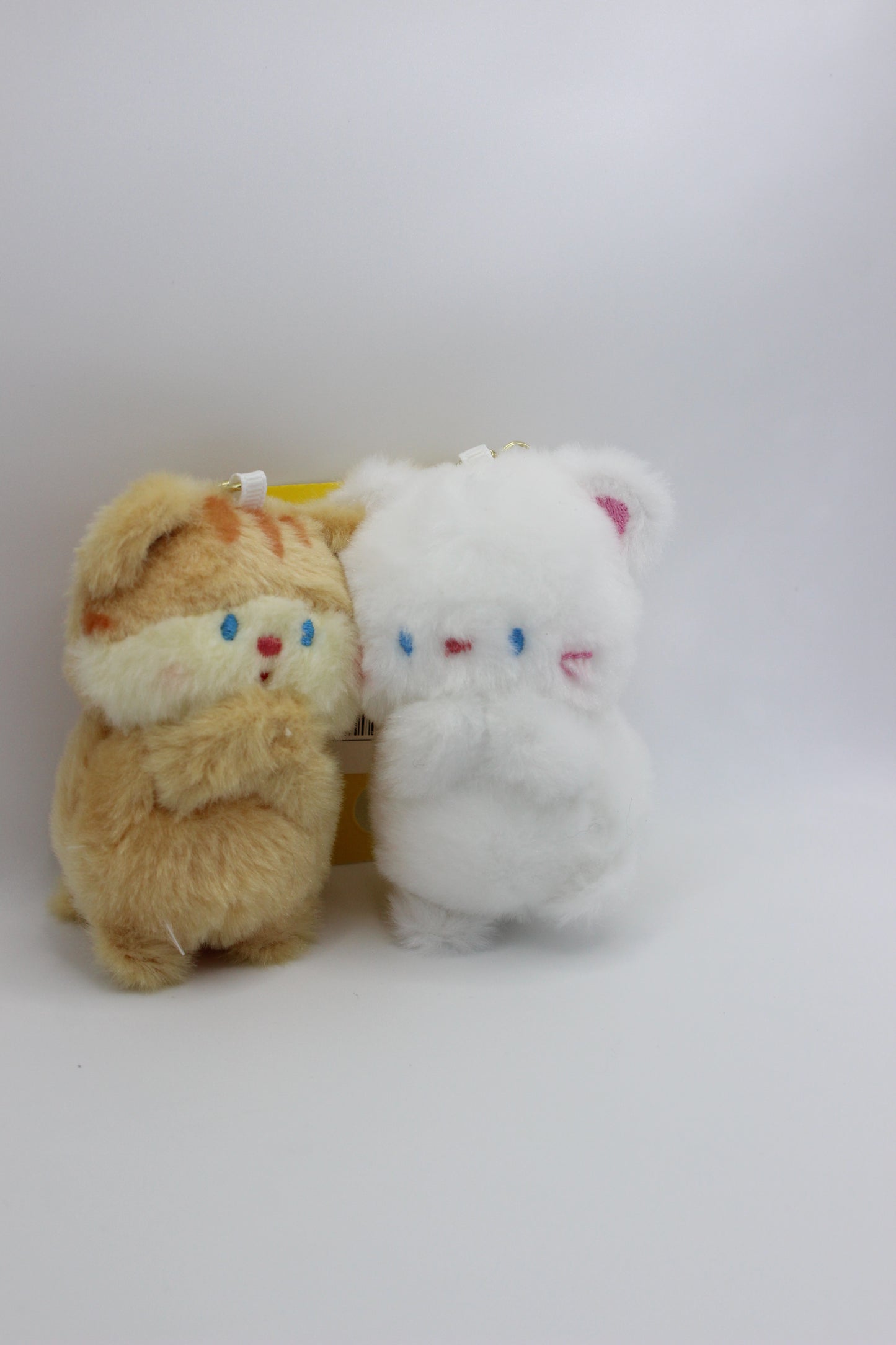 Magnetic Plush Keychain Set – Cute Animal Pair