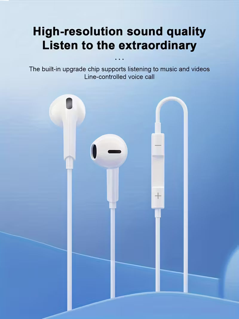 Wired Earphones for iPhone – Lightning Connector