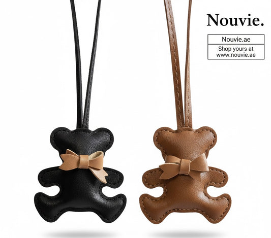 Bear Leather Hanging Charm