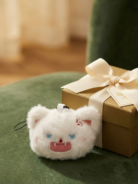 Cute Monster Furry Keychain | Soft Plush Bag Charm
