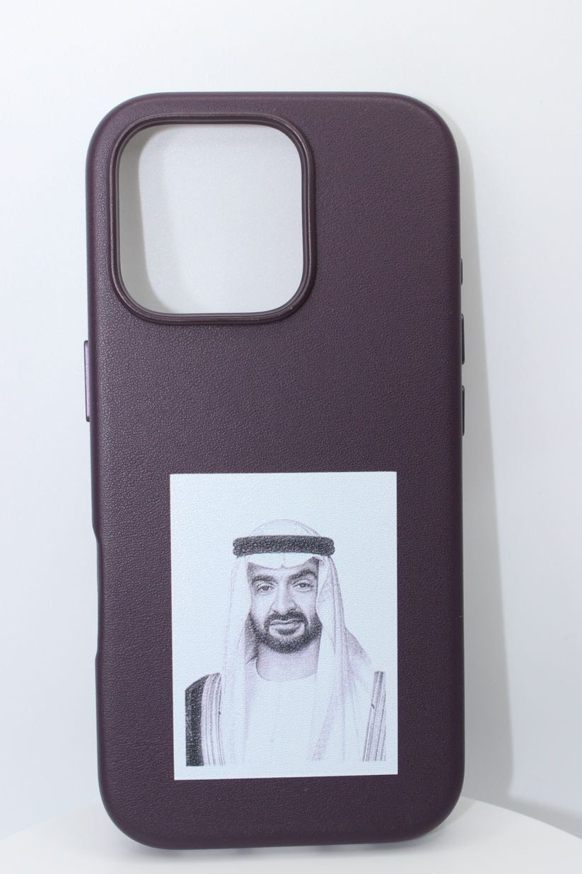 Luxury Leather Phone Case – Sheikh Mohammed bin Zayed