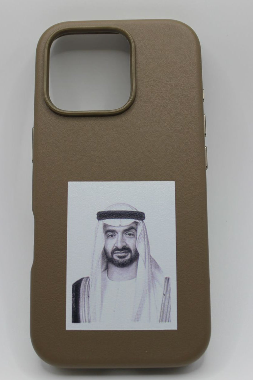 Luxury Leather Phone Case – Sheikh Mohammed bin Zayed