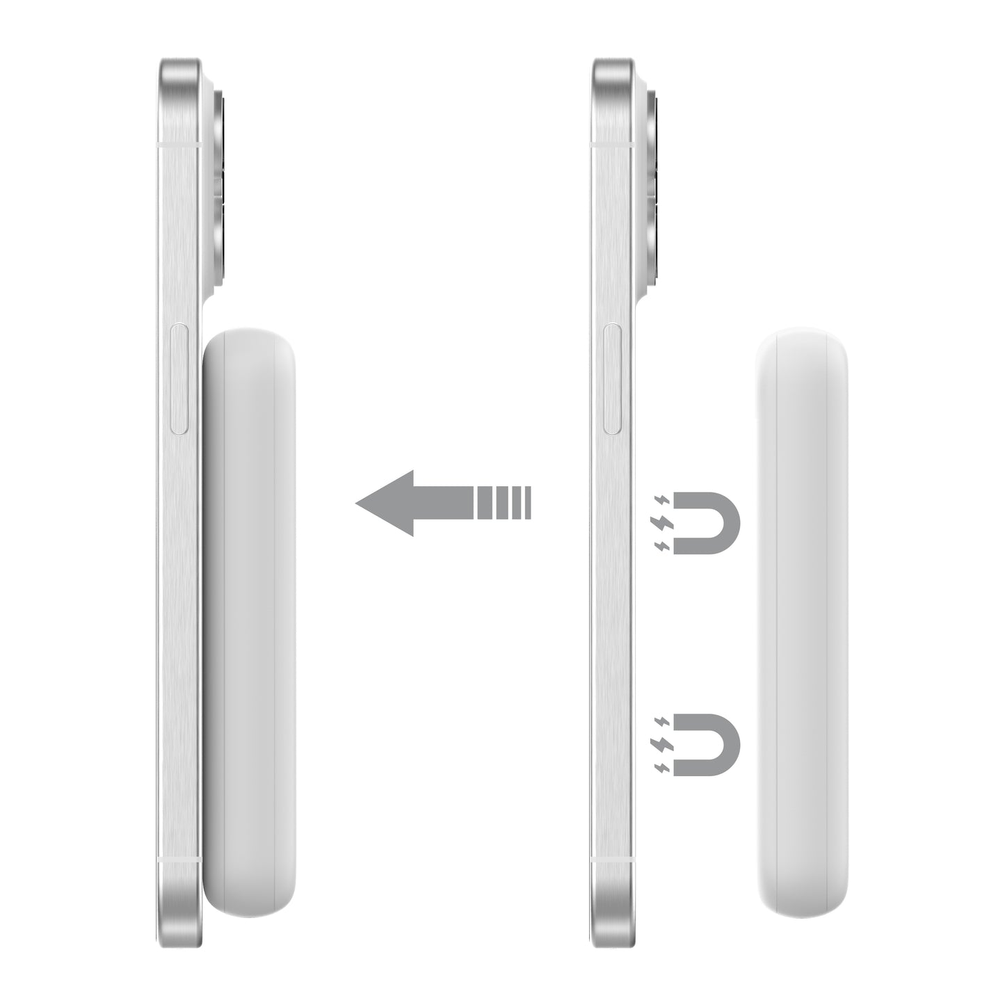 10000mAh Magnetic Wireless Power Bank with USB-C