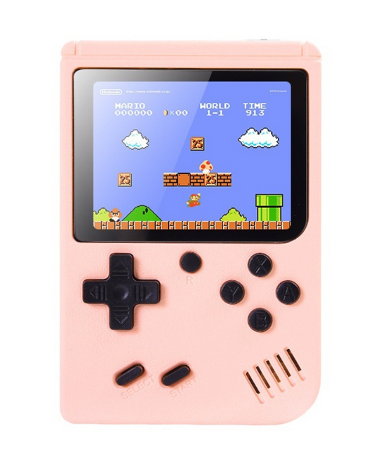 Classic Handheld Game Console – Random Color, Nostalgic Mini “Macaron” Design (400mAh Battery)