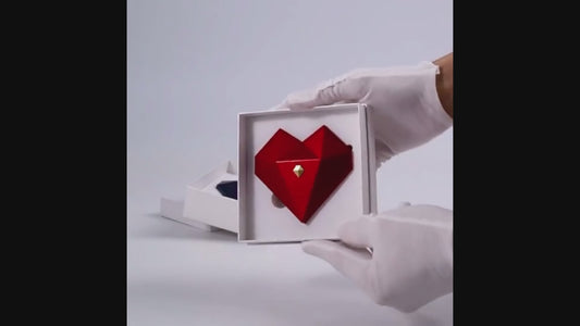 Heart-Shaped Jewelry Box – Valentine & Proposal Gift